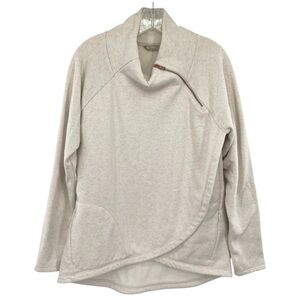 Athleta Light Cream Cowl Neck Sweater